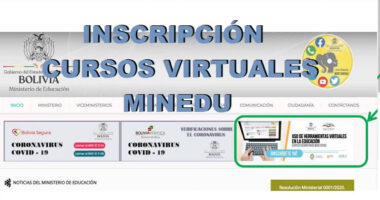 Inscripciónes A Los Cursos Virtuales Del MINEDU Para Maestros