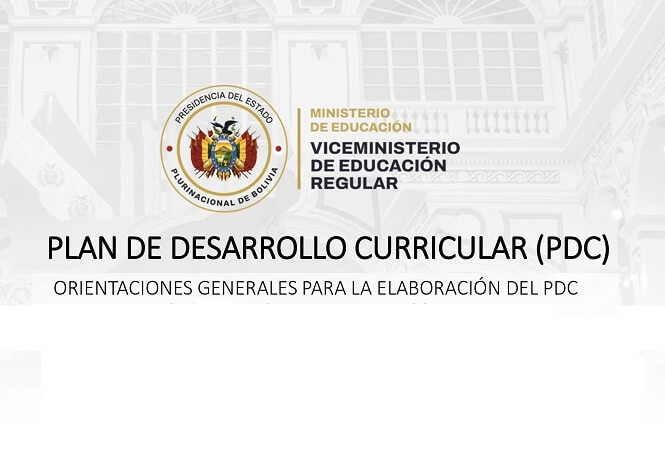 elaboracion del PDC plan de desarrollo curricular